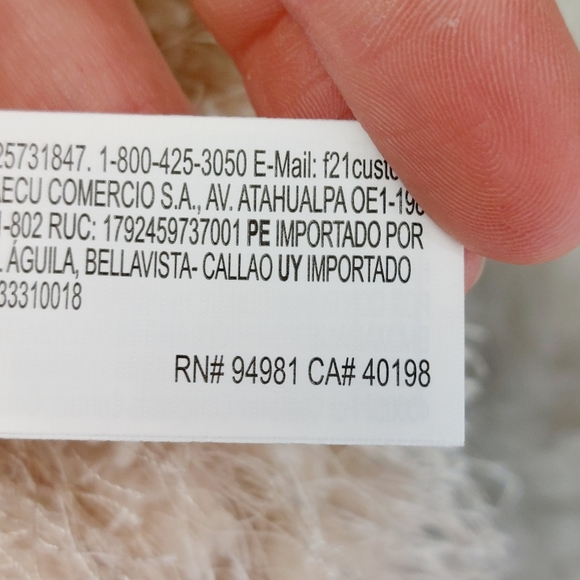 Forever 21 Cream Fuzzy Fleece Lapel Jacket Z94 - Picture 8 of 9